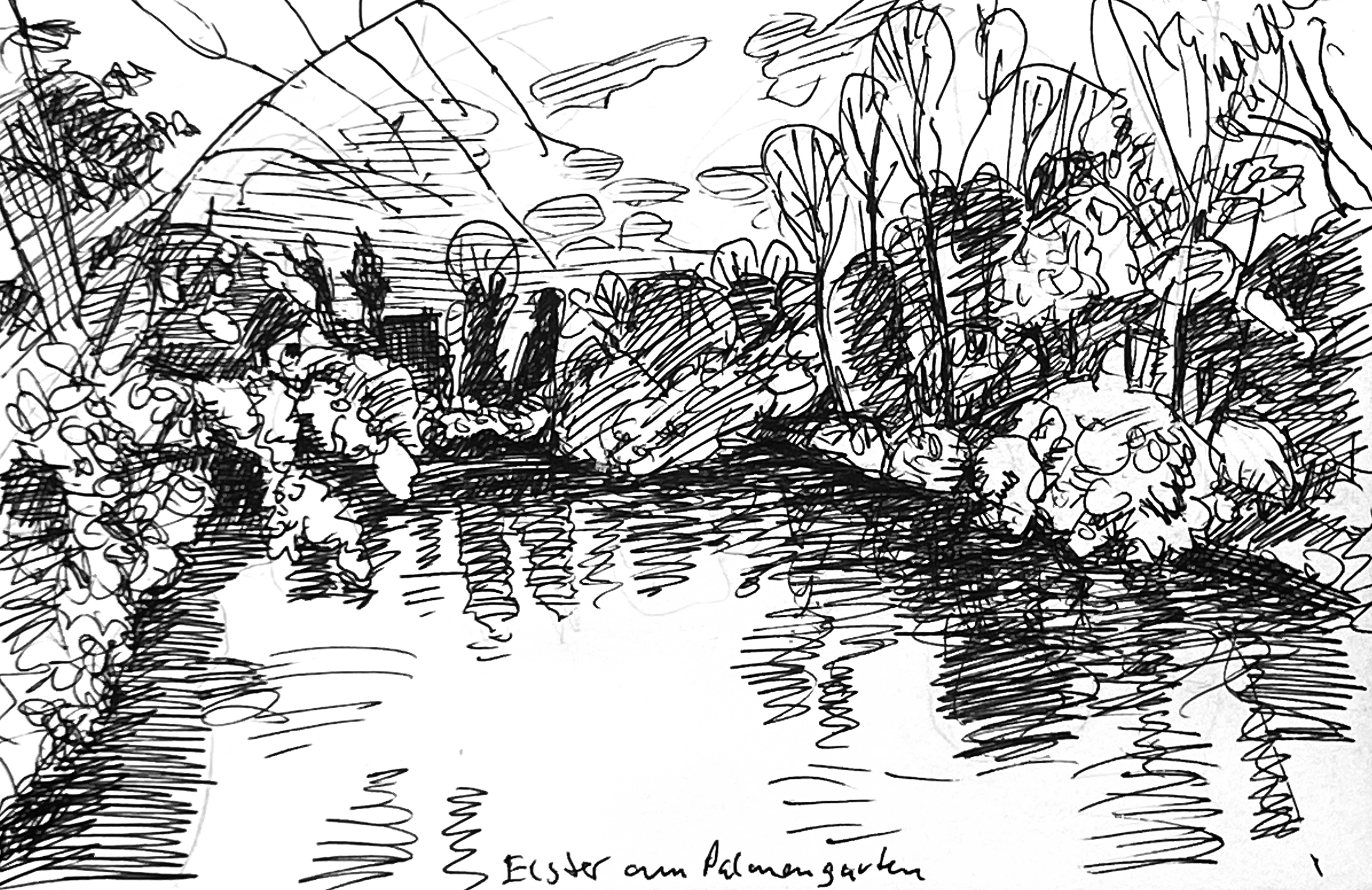 Wasserstadt Leipzig - Elster am Palmengarten