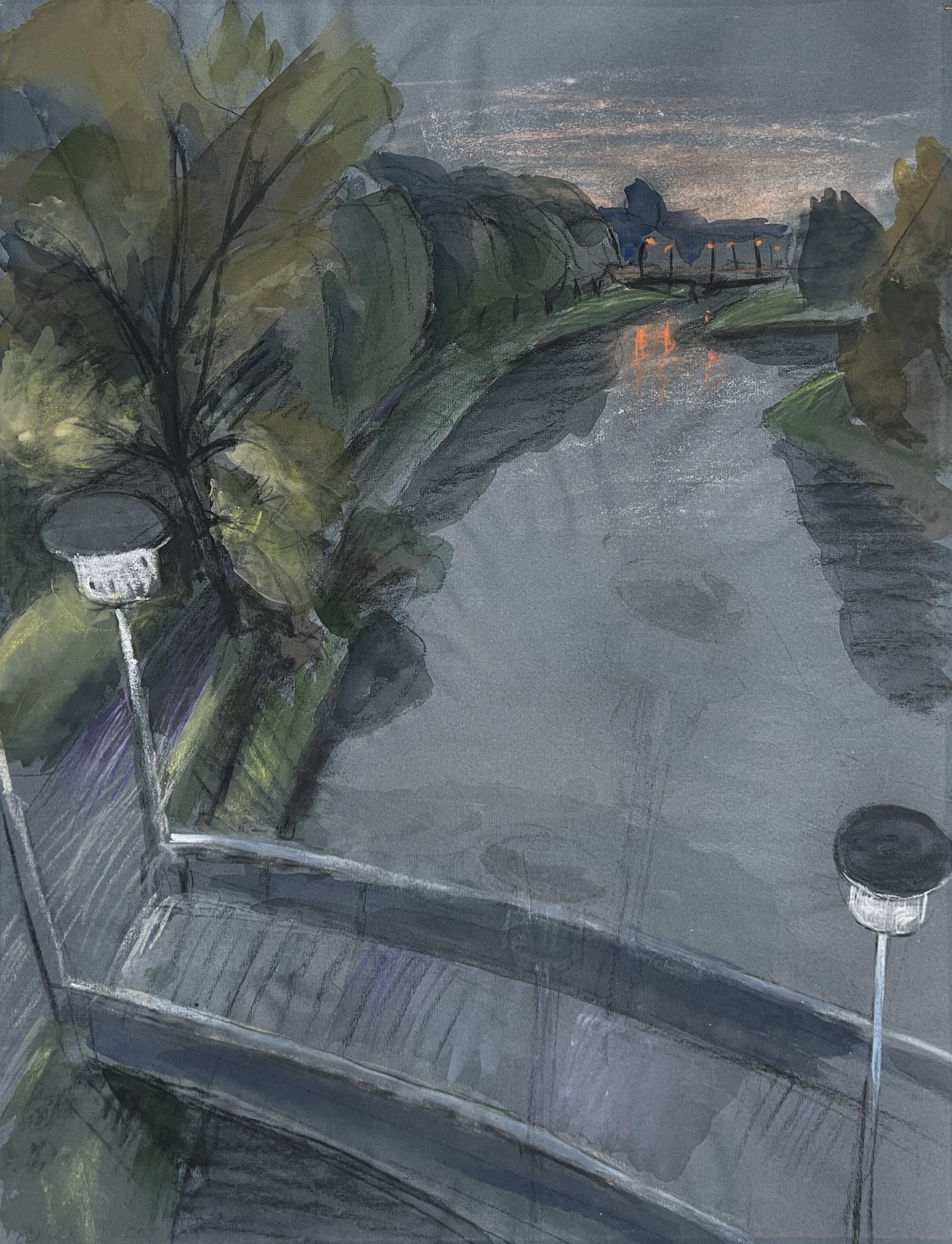 Elsterbecken an der Rennbahn