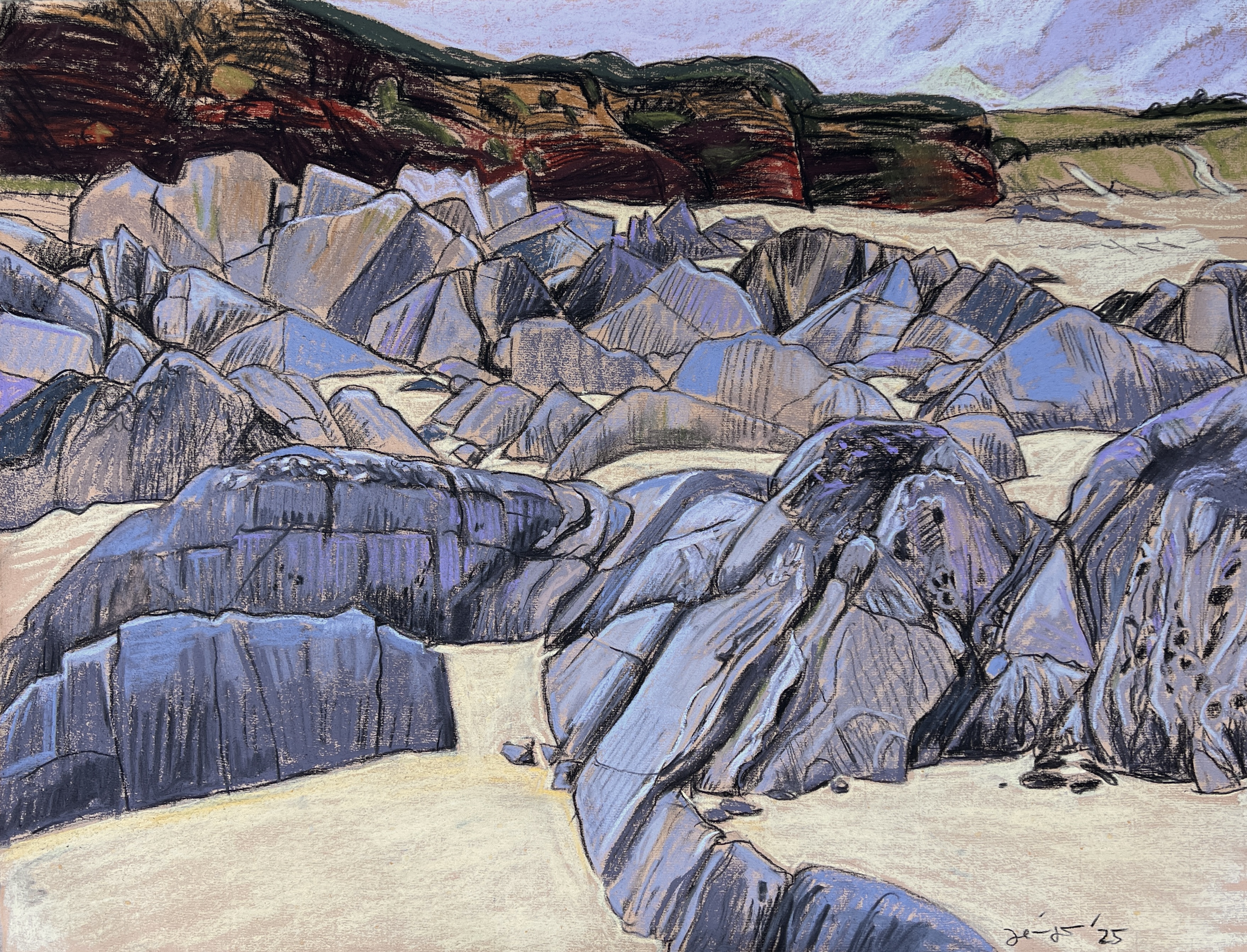 Felsiger Strand - Cap de Carteret