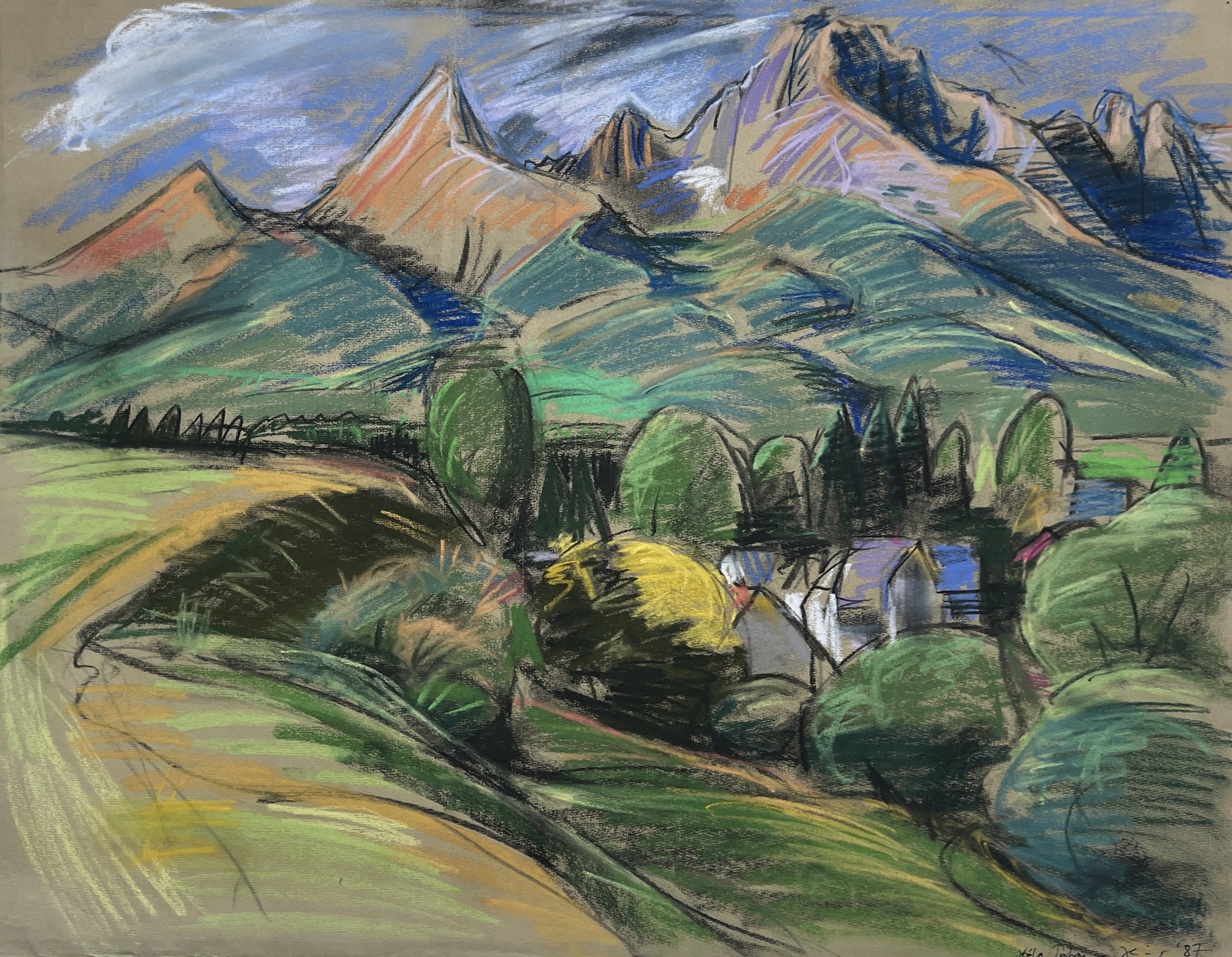 Hohe Tatra von Stóla aus