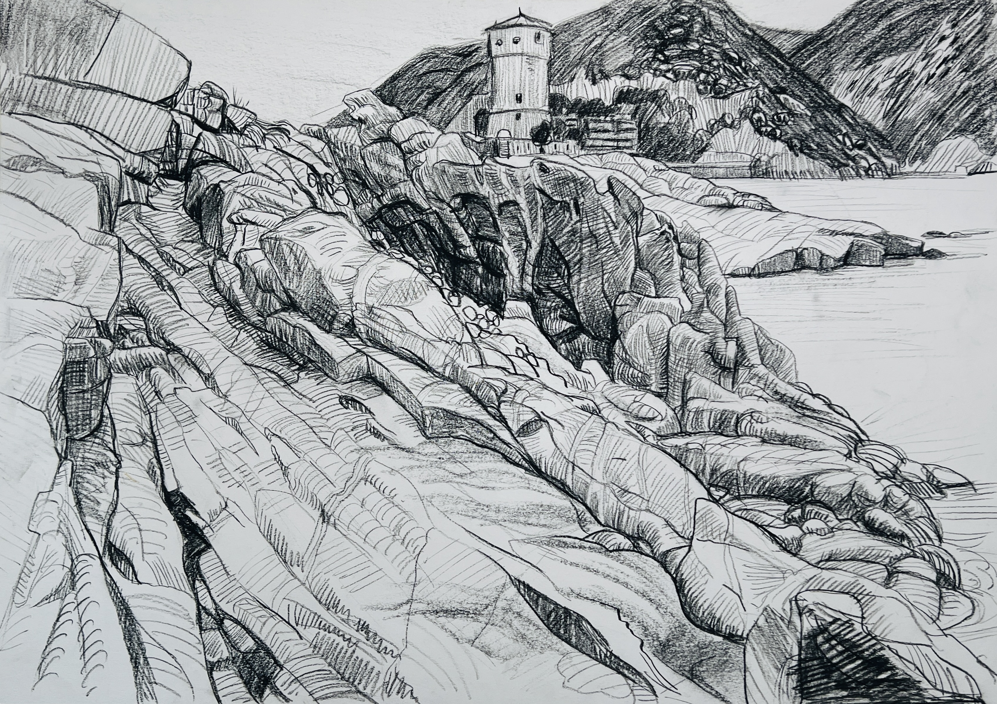 Italien - Der Turm von Giglio