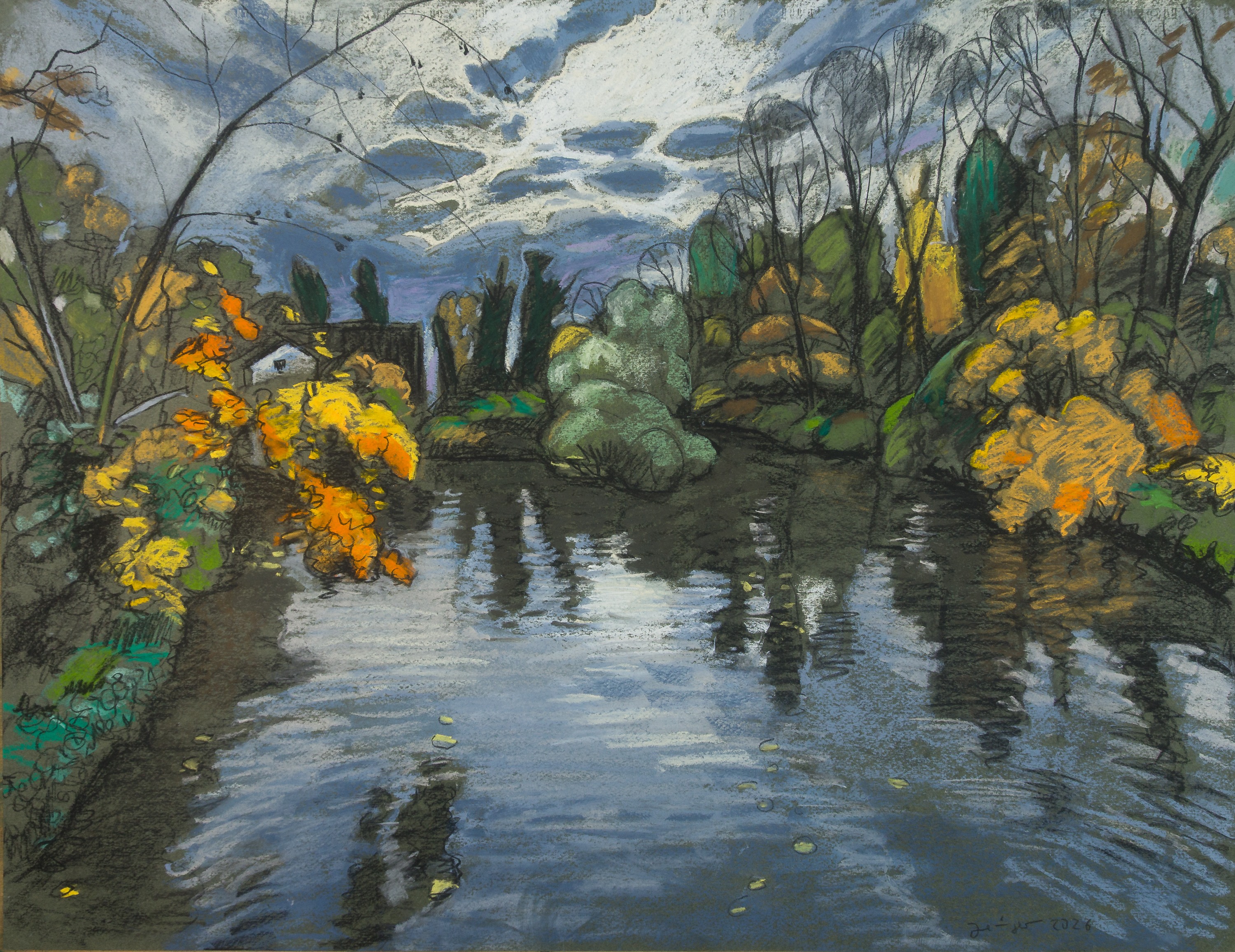 Leipzig - Elster am Palmengarten