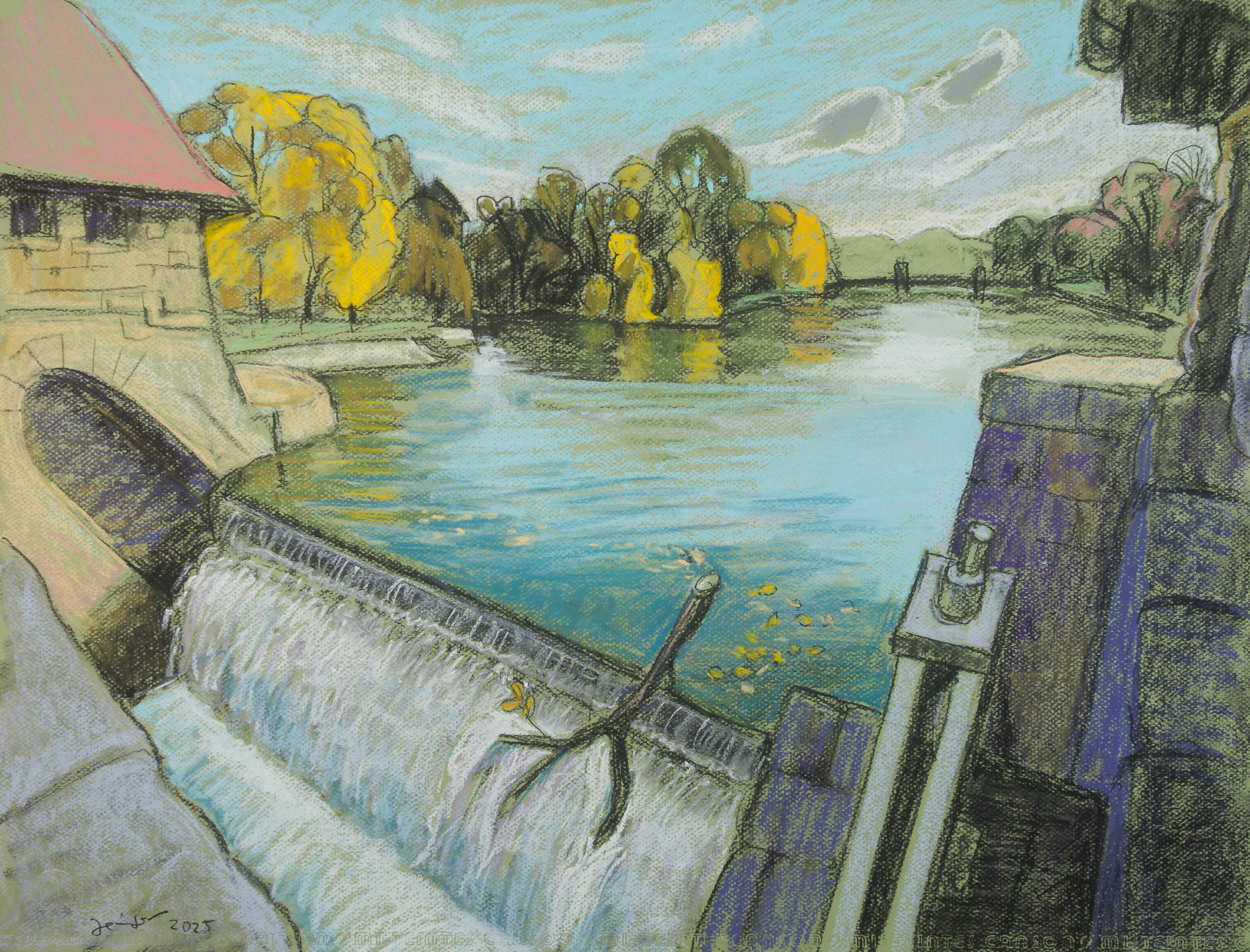 Leipzig - Elster Palmengartenwehr