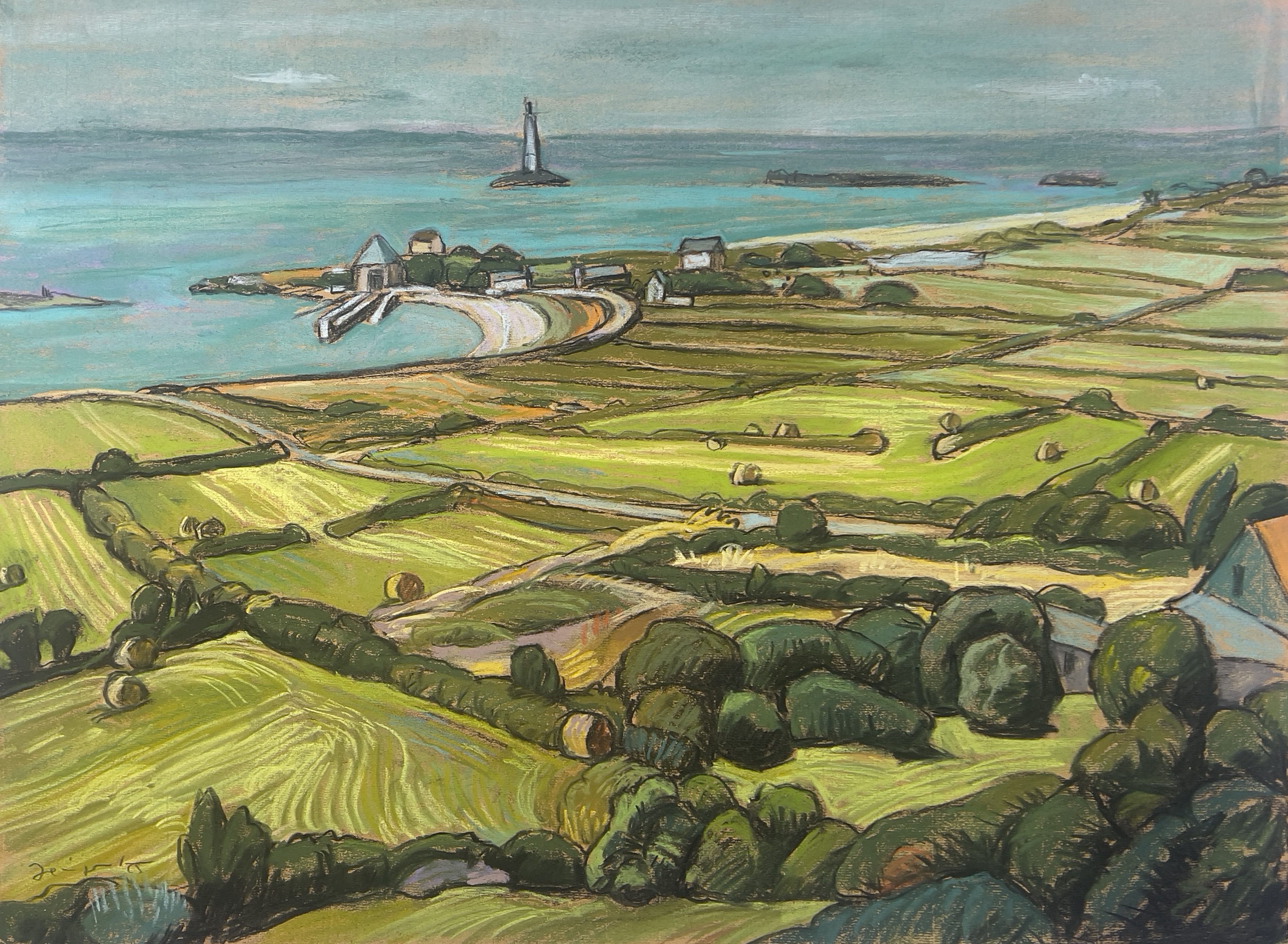 Normandie - Der Leuchtturm von Goury