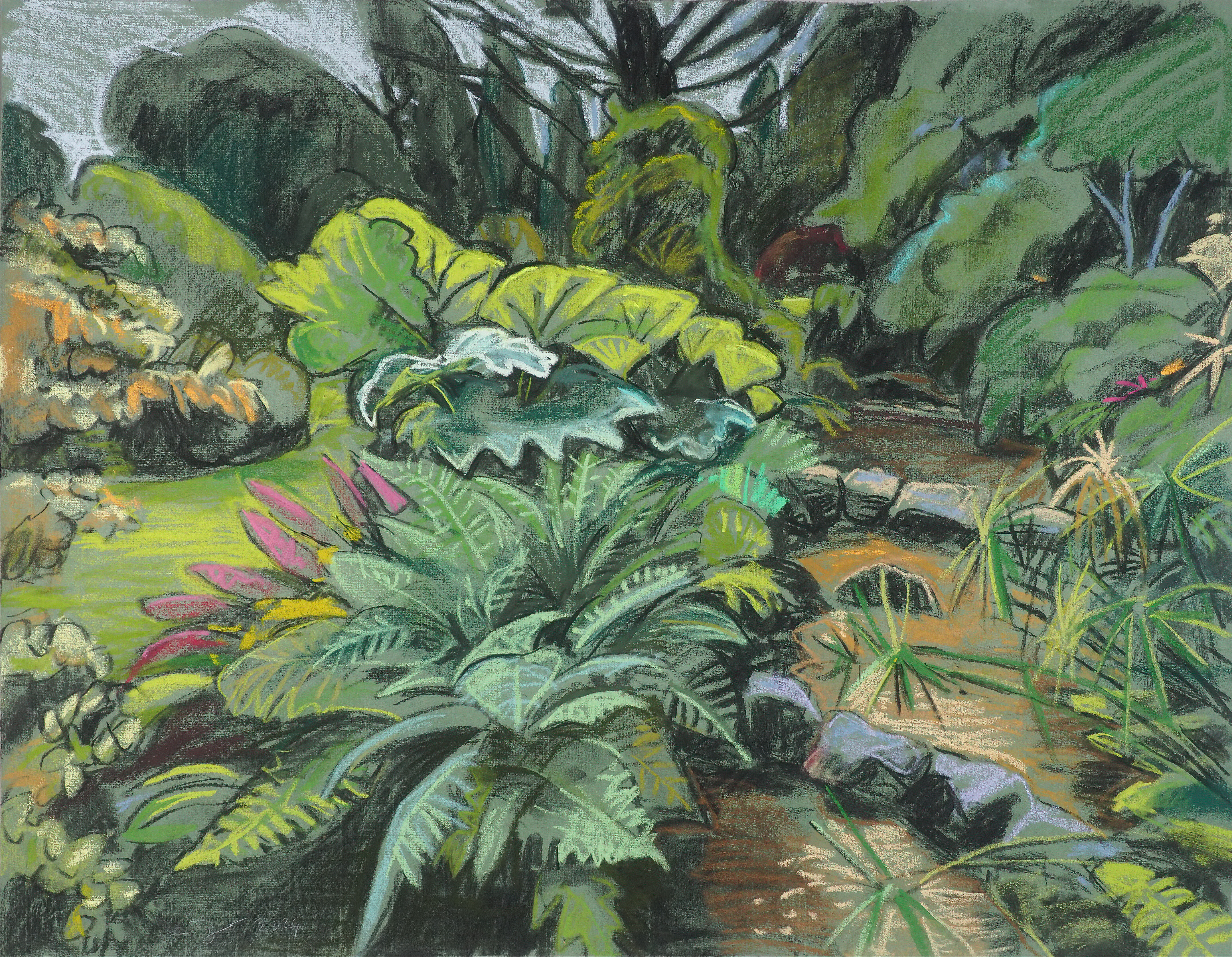 Normandie - Garten bei Danneville