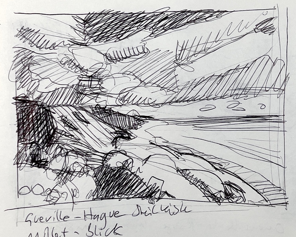 Normandie - Greville-Hague Milletblick