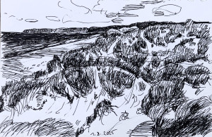 Normandie - Die Dünen von Biville