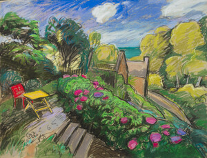 Normandie - Gartenterrasse in Dur Écu