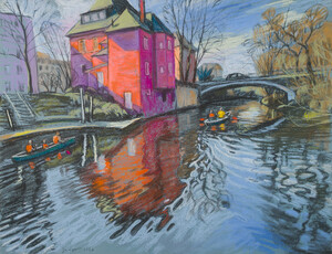 Wasserstadt Leipzig - Villa Schurich am Karl-Heine-Kanal